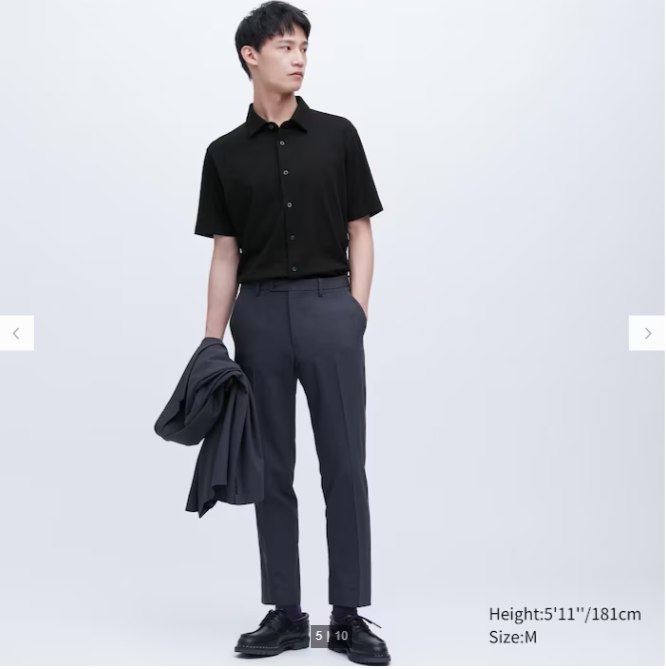 UNIQLO AIRism Full Open Short-Sleeve Polo Shirt Review | Japan Masterpiece