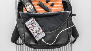 機能性が高いレザーリュック